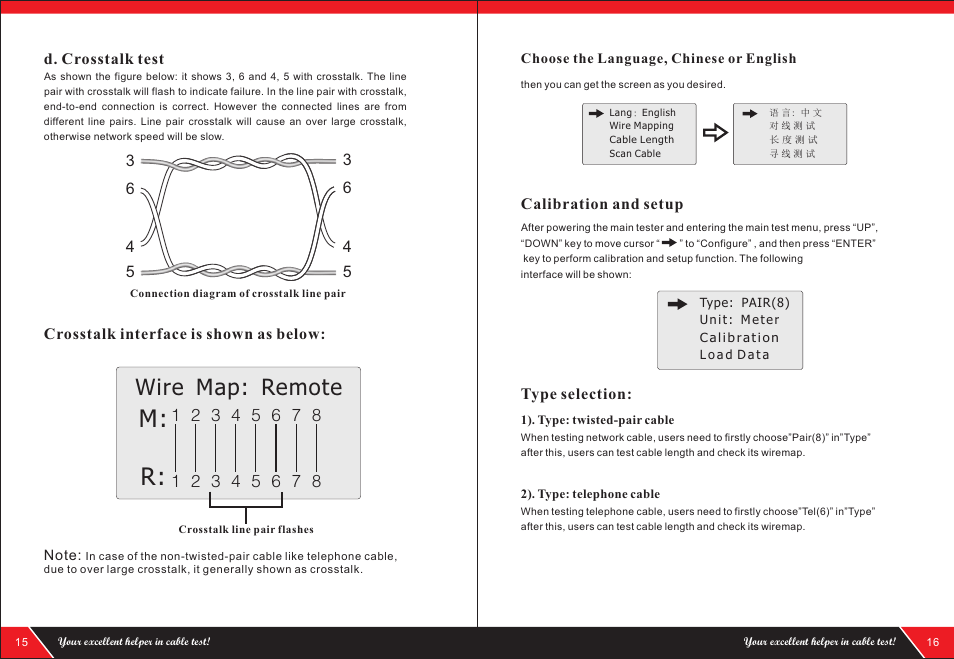 页 10, M: r, Wire map: remote | NOYAFA NF-868A User Manual | Page 10 / 12