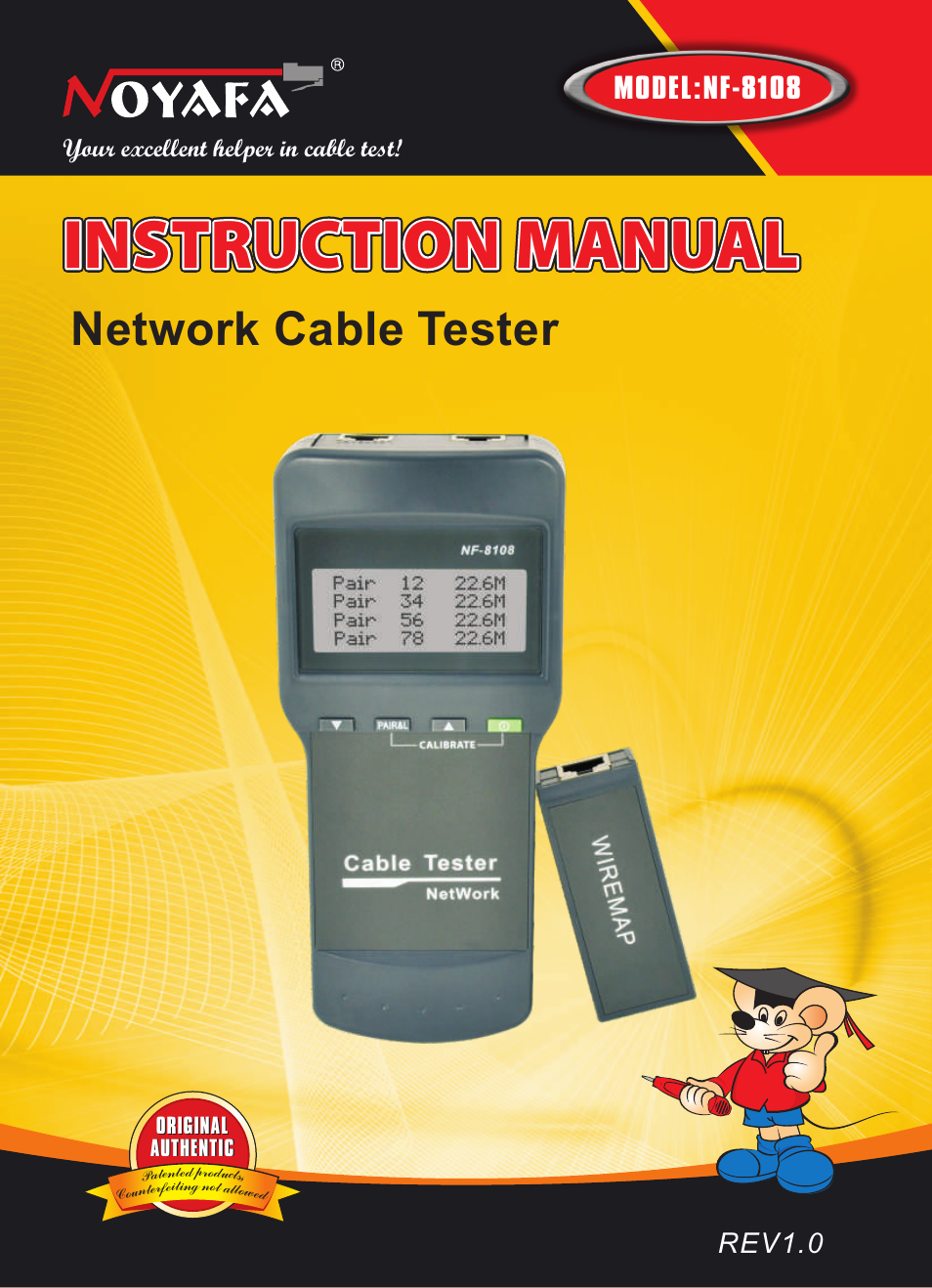 NOYAFA NF-8108 User Manual | 16 pages