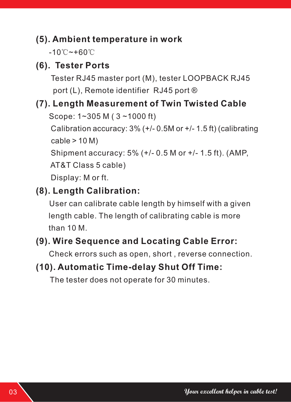 NOYAFA NF-8108 User Manual | Page 6 / 16