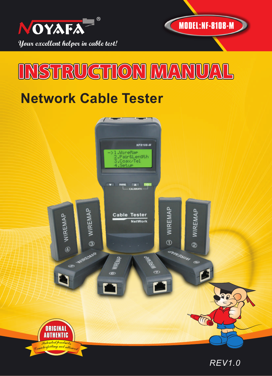 NOYAFA NF8108-M User Manual | 16 pages