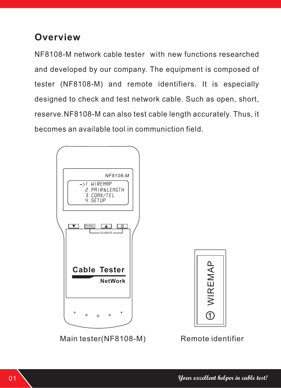 Overview | NOYAFA NF8108-M User Manual | Page 4 / 16