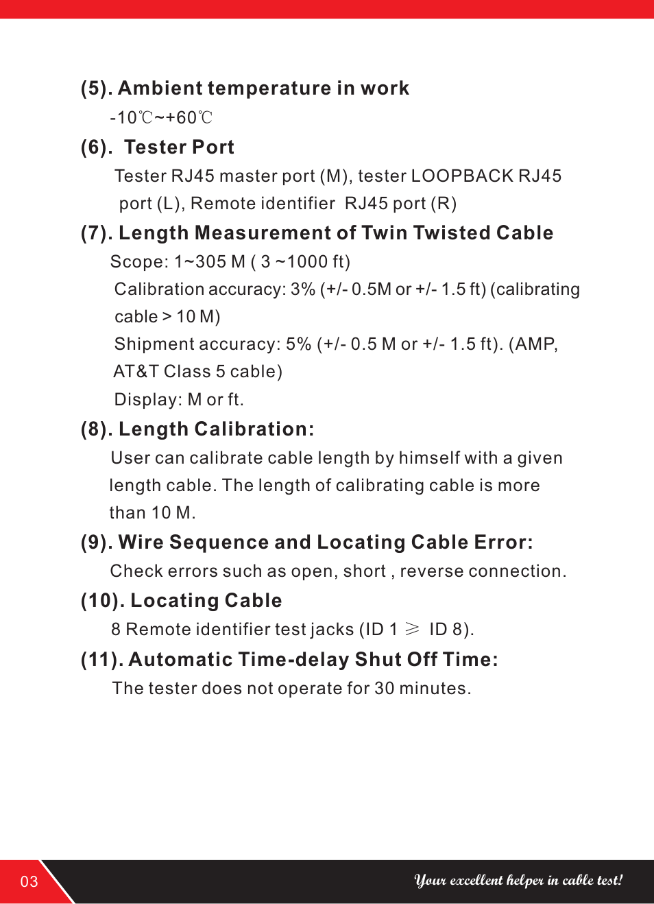 NOYAFA NF8108-M User Manual | Page 6 / 16