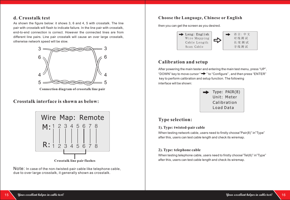 页 10, M: r, Wire map: remote | NOYAFA NF-868 User Manual | Page 10 / 12