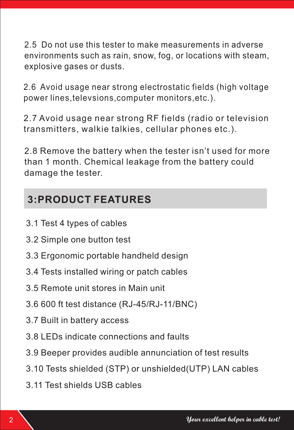 NOYAFA NF-3368 User Manual | Page 4 / 12