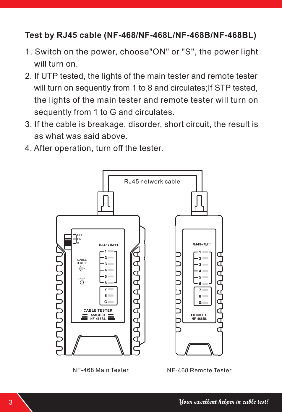 NOYAFA NF-468 User Manual | Page 4 / 8