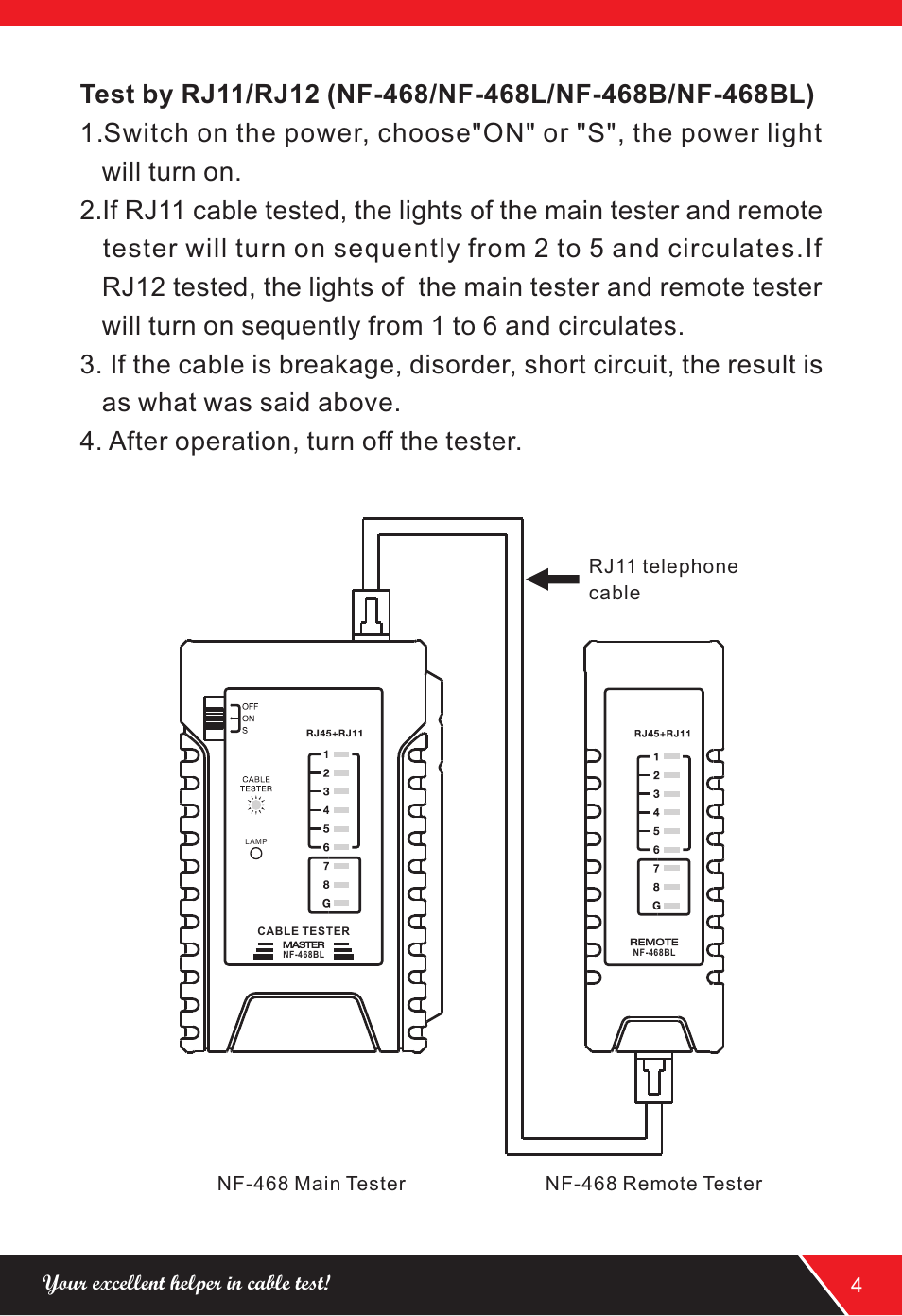 NOYAFA NF-468 User Manual | Page 5 / 8