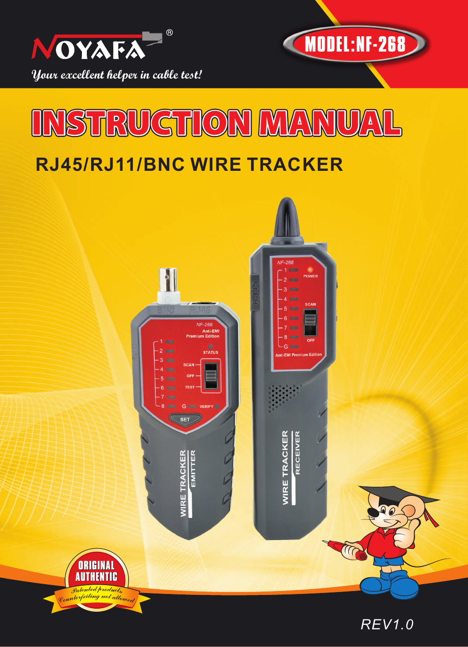 NOYAFA NF-268 User Manual | 12 pages