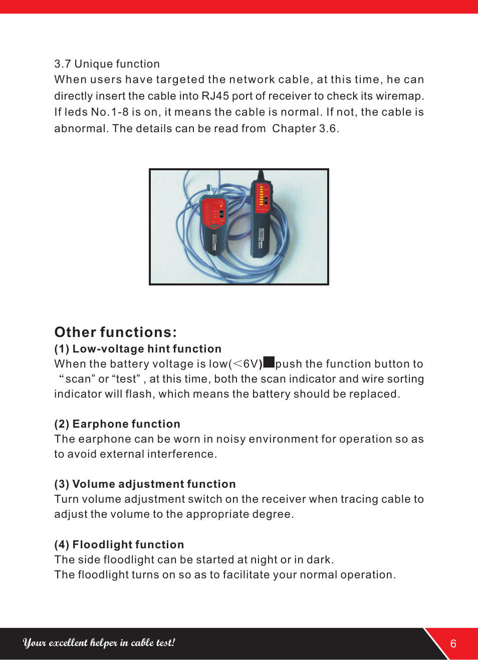 Other functions | NOYAFA NF-268 User Manual | Page 9 / 12