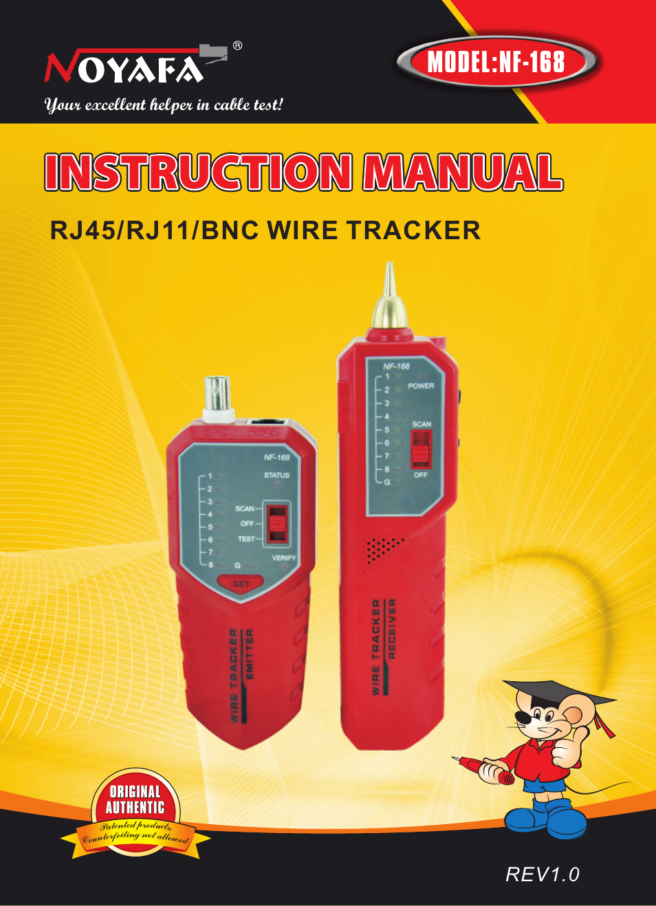 NOYAFA NF-168 User Manual | 16 pages