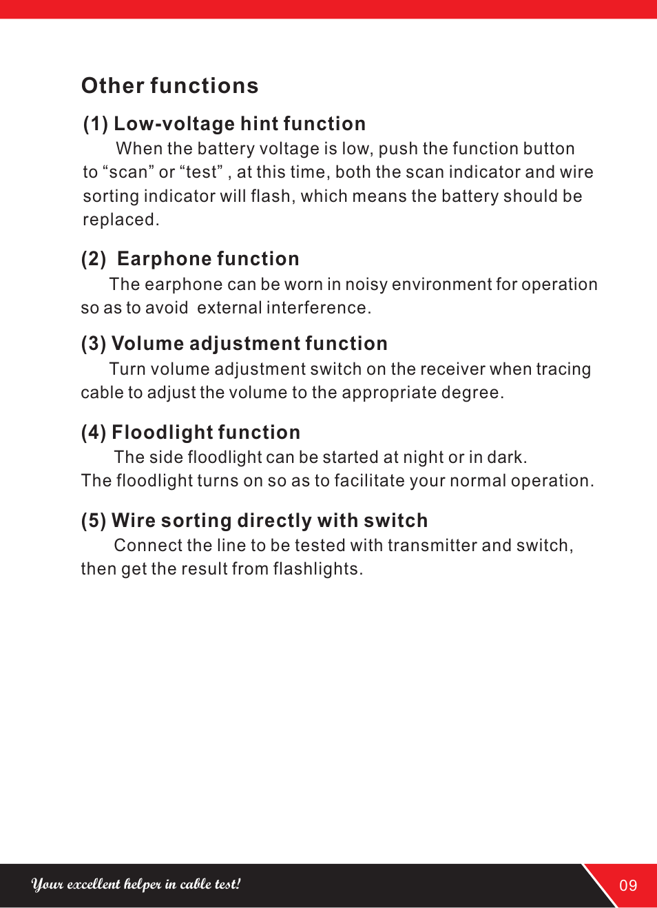页 13, Other functions | NOYAFA NF-168 User Manual | Page 13 / 16