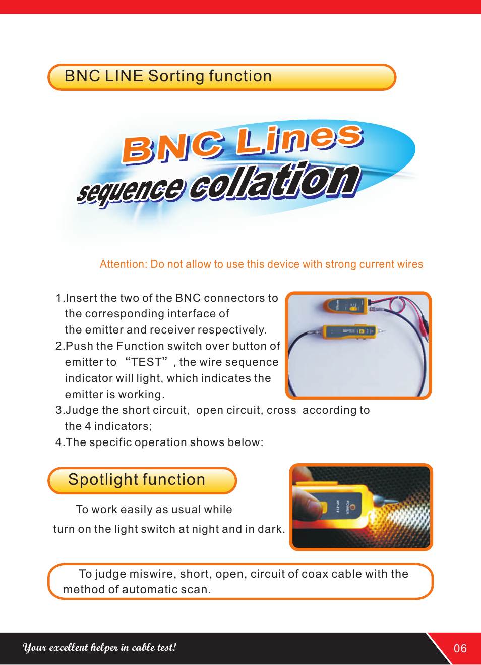 Bnc line s bnc line s bnc line s bnc line s | NOYAFA NF-818 User Manual | Page 9 / 12