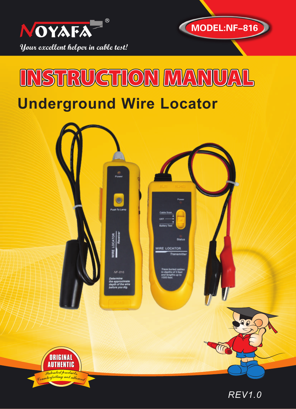NOYAFA NF-816 User Manual | 12 pages