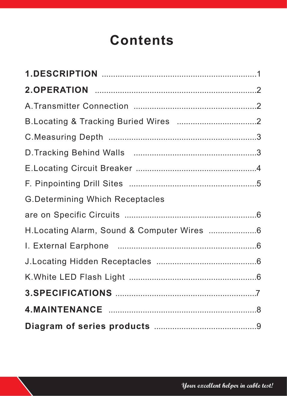 NOYAFA NF-816 User Manual | Page 2 / 12