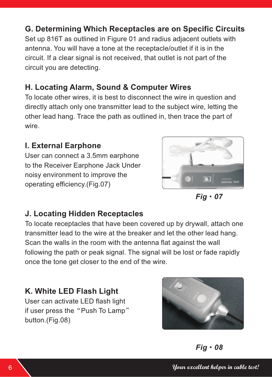 NOYAFA NF-816 User Manual | Page 8 / 12