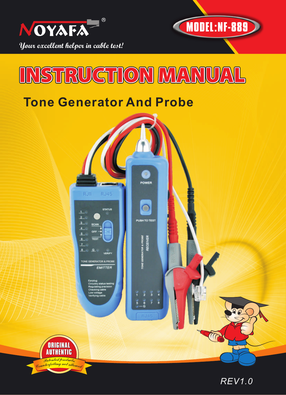 NOYAFA NF-889 User Manual | 12 pages