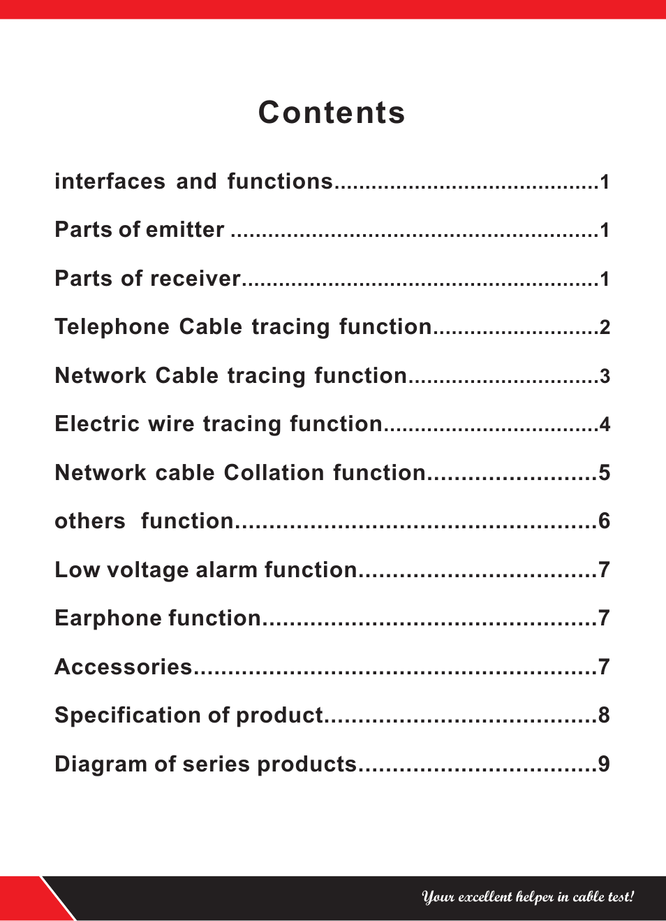 NOYAFA NF-889 User Manual | Page 2 / 12