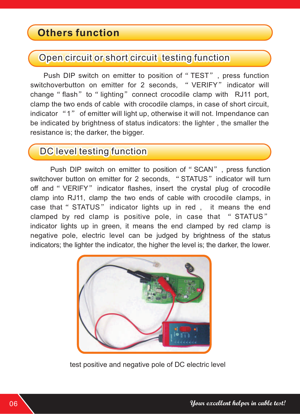 Others function | NOYAFA NF-806R User Manual | Page 8 / 12