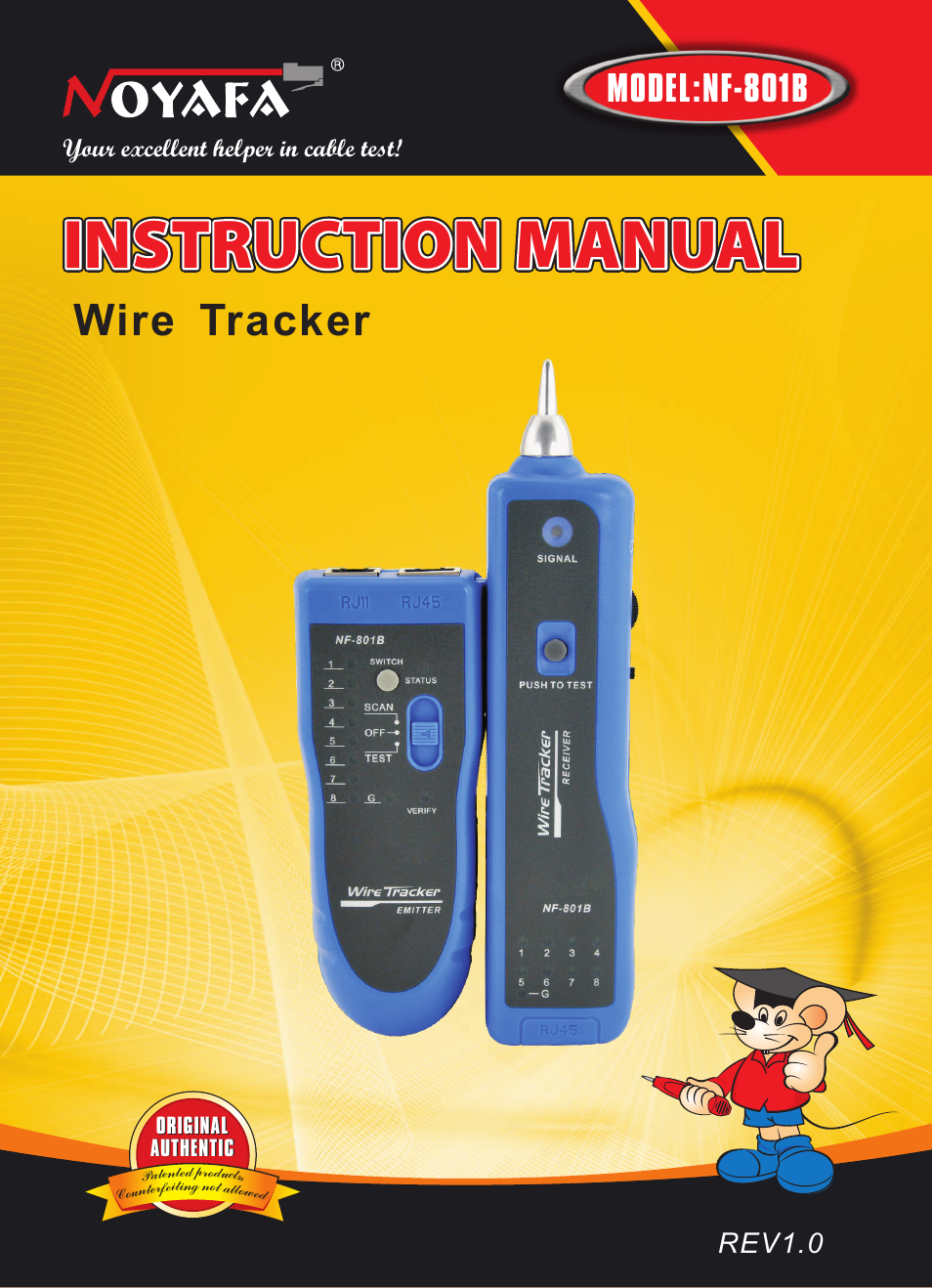 NOYAFA NF-801R User Manual | 12 pages