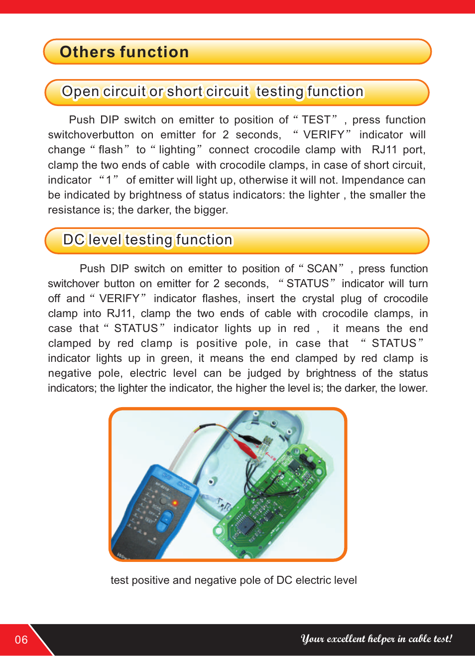 Others function | NOYAFA NF-801R User Manual | Page 8 / 12