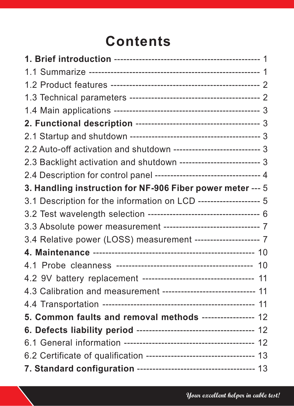 NOYAFA NF-906A User Manual | Page 2 / 16