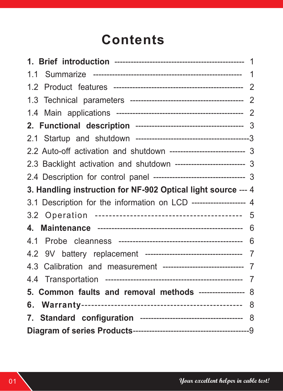 NOYAFA NF-902 User Manual | Page 2 / 12