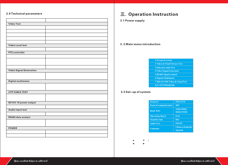 三. operation instruction | NOYAFA NF-701 User Manual | Page 6 / 12