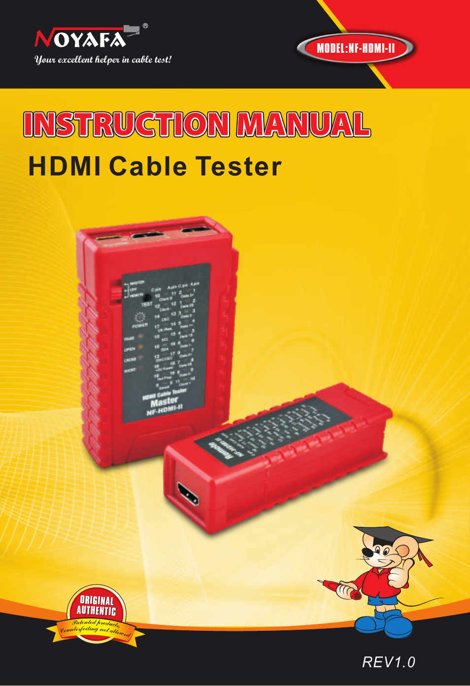 NOYAFA NF-HDMI-II User Manual | 20 pages