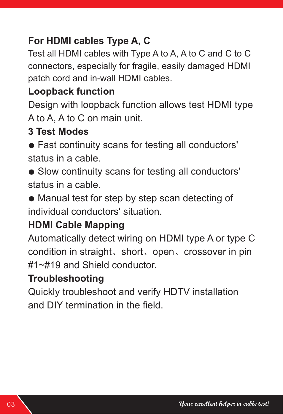 NOYAFA NF-HDMI-II User Manual | Page 4 / 20