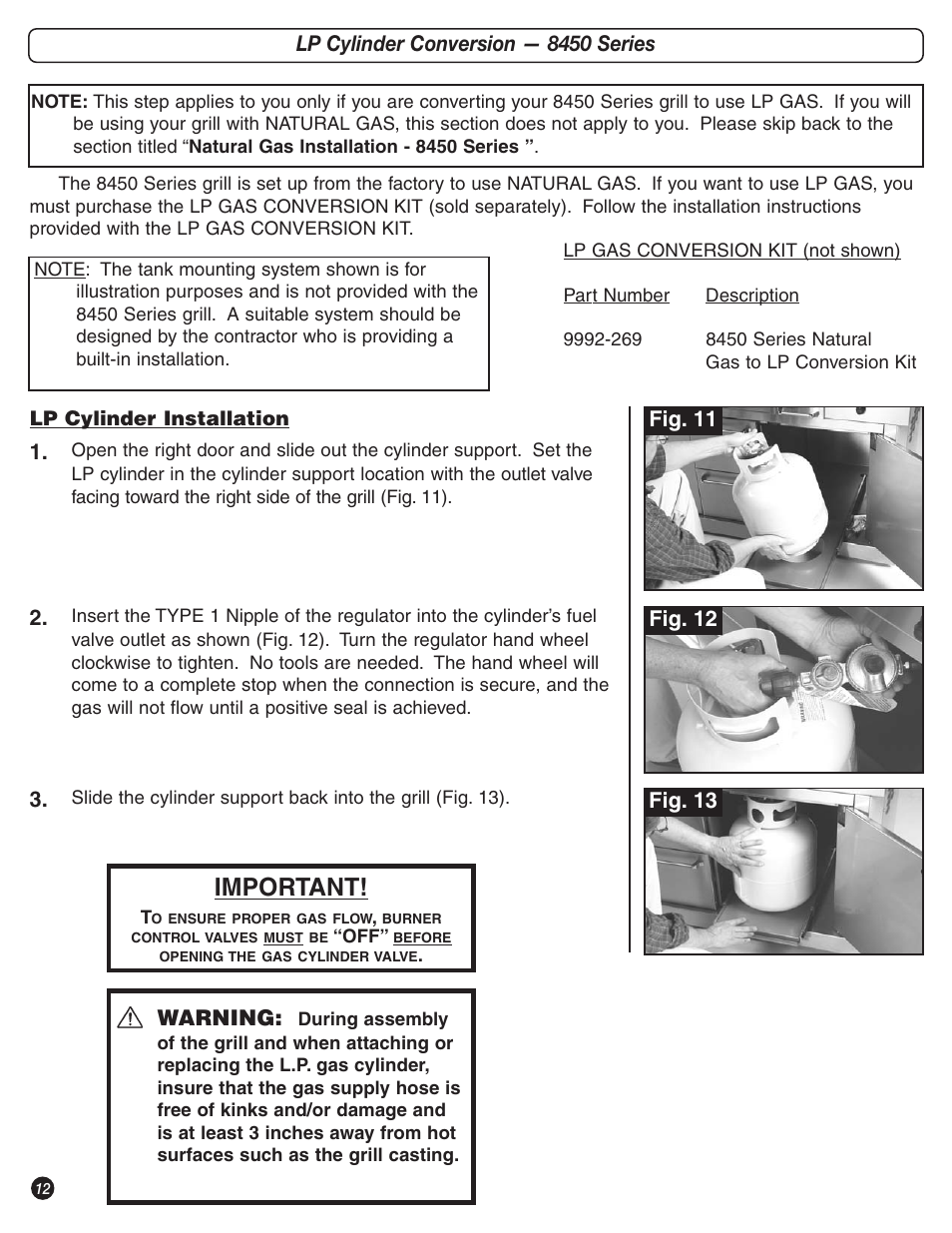 Important | Coleman 9992-649 User Manual | Page 12 / 28
