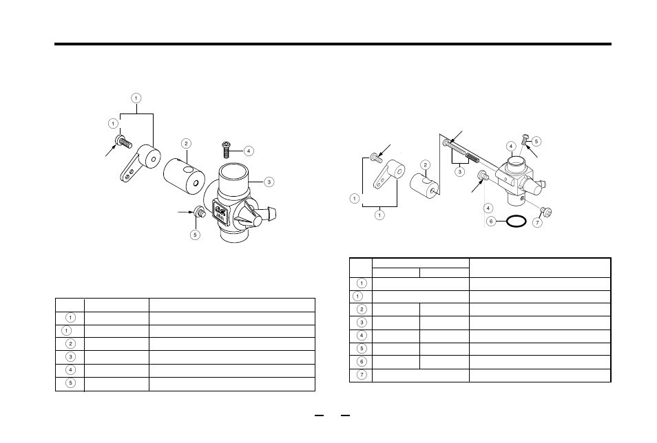 Carburettor exploded view & parts list | O.S. Engines 25LA User Manual | Page 35 / 38