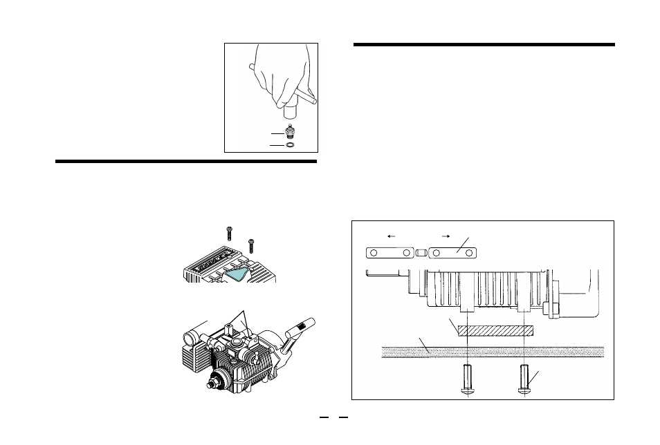 Engine shield, Installation of engine, Installing the glowplug | O.S. Engines 15LD-X User Manual | Page 7 / 29