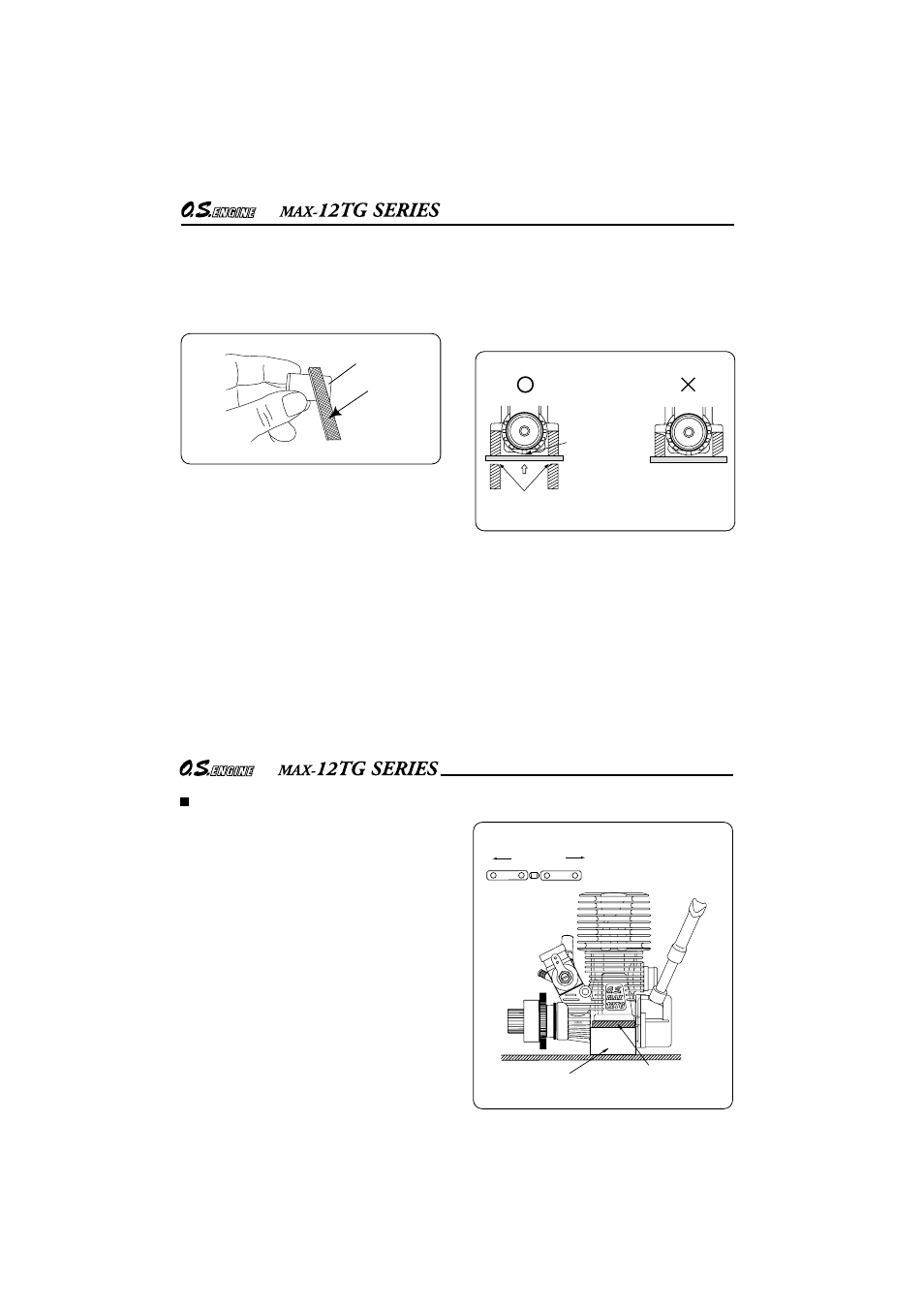 Engine installation | O.S. Engines 12TG-PX User Manual | Page 10 / 29