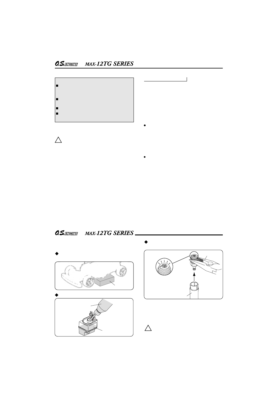 Starting the engine & running-in ('breaking-in) | O.S. Engines 12TG-PX User Manual | Page 11 / 29