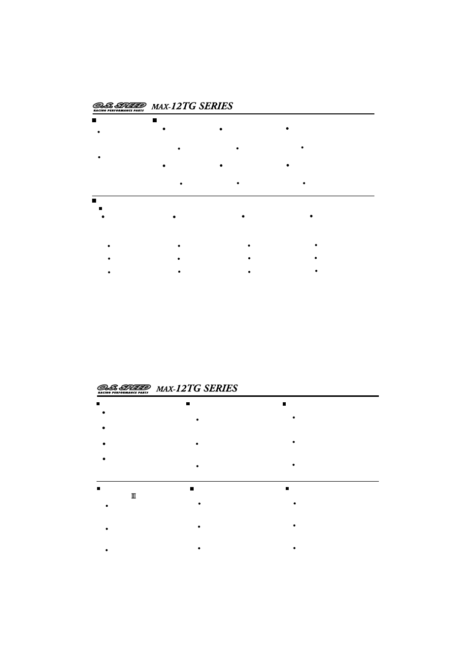 O.s. genuine parts & accessories | O.S. Engines 12TG-PX User Manual | Page 26 / 29