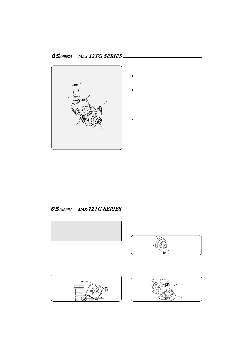 Installation of the carburetor | O.S. Engines 12TG-PX User Manual | Page 8 / 29