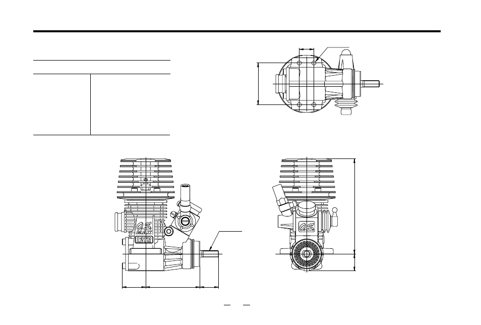 12tr three view drawing, Dimensions(mm) | O.S. Engines 12TR User Manual | Page 27 / 30