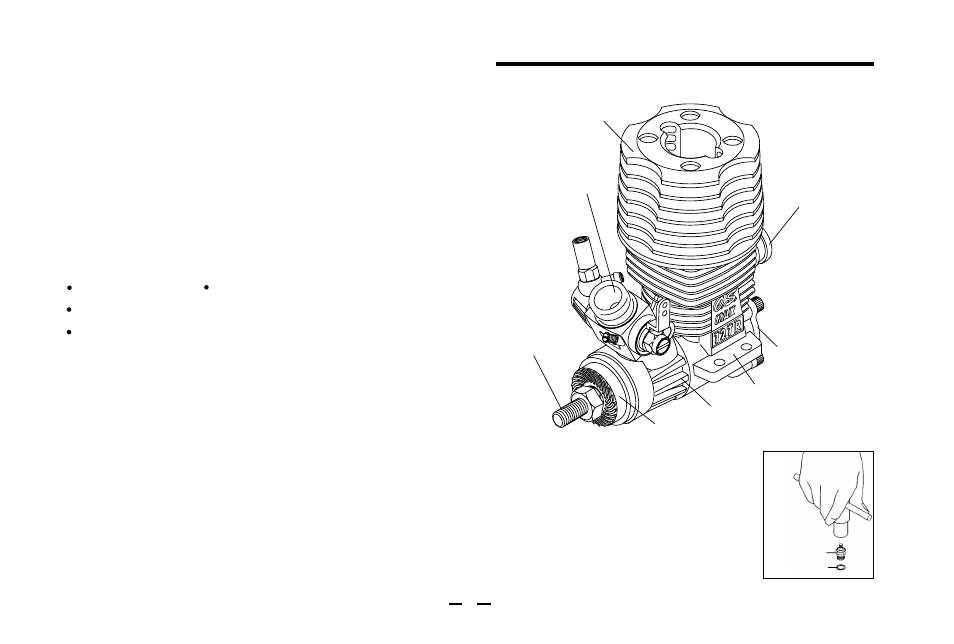 Basic engine parts, Installing the glowplug | O.S. Engines 12TR User Manual | Page 7 / 30