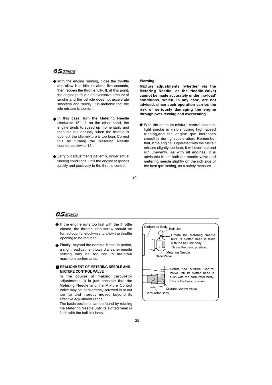 O.S. Engines 12XZ User Manual | Page 13 / 20
