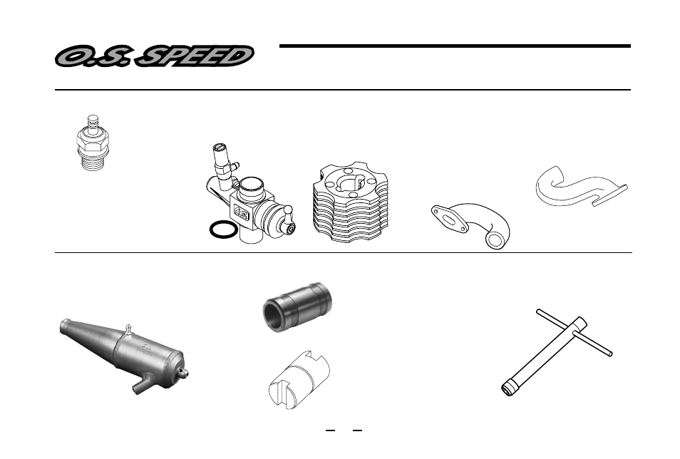 Racing engine parts, O.s. genuine parts & accessories | O.S. Engines 15CV-X User Manual | Page 27 / 30