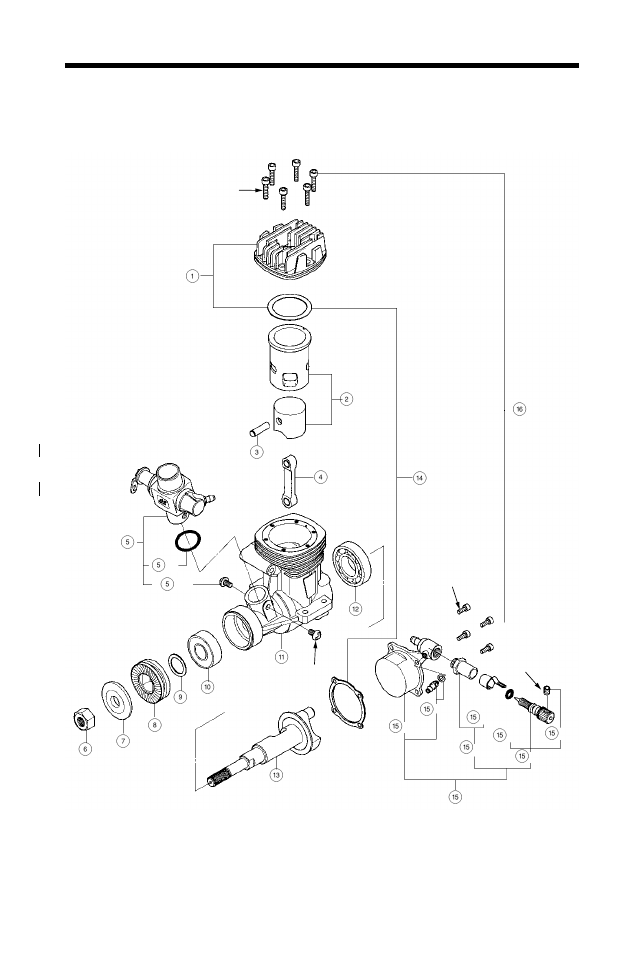 Exploded view (25fx,32sx) | O.S. Engines 32SX User Manual | Page 29 / 34