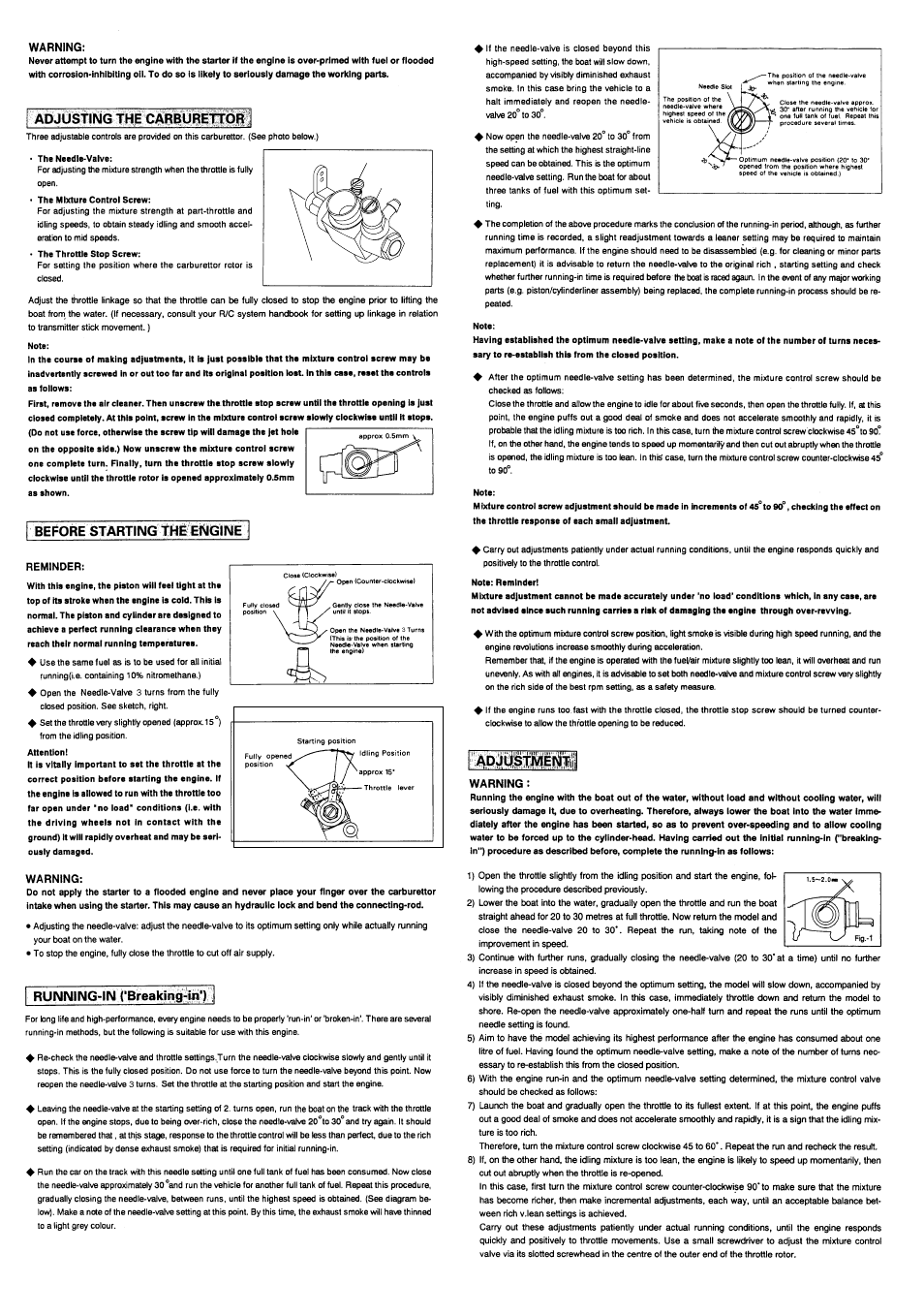 O.S. Engines 15CV-MX User Manual | Page 3 / 4
