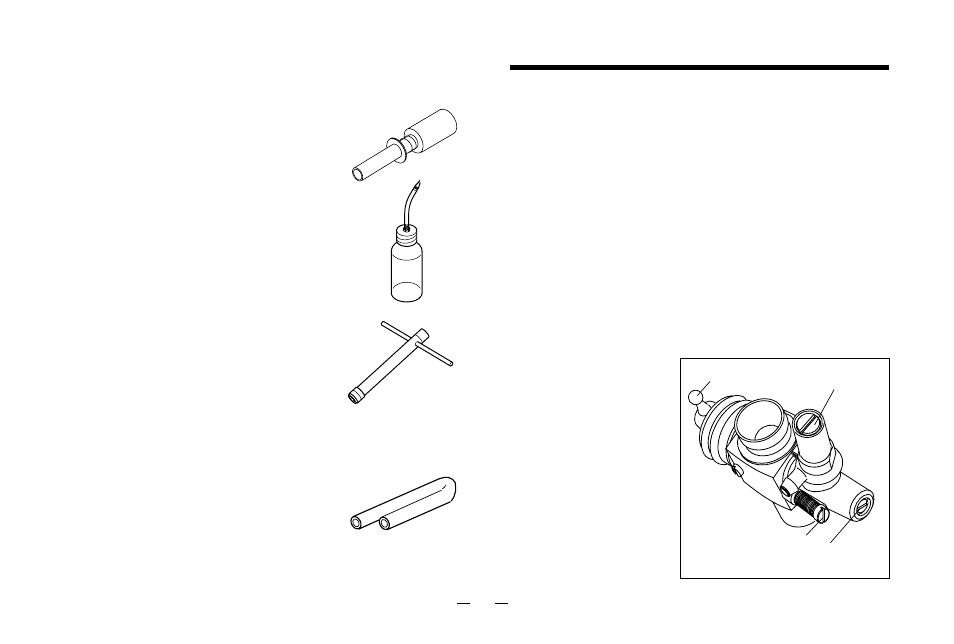 Carburetor controls (10c), Battery integrated glowplug heater, Long socket wrench | Silicone fuel line, Fuel pump | O.S. Engines 15CV-RX User Manual | Page 14 / 34