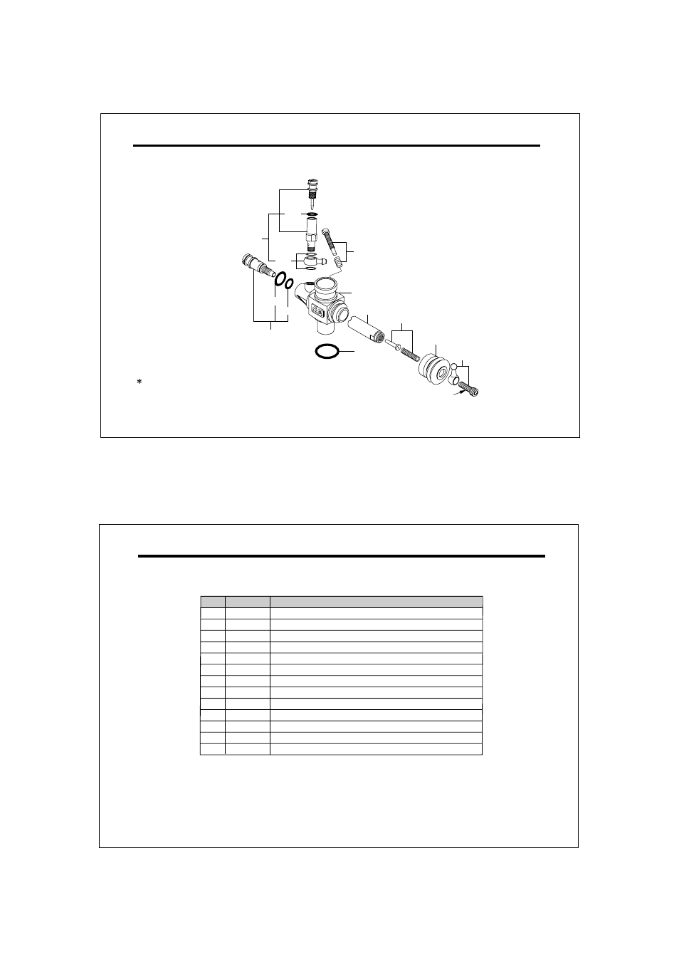 11g carburetor exploded view, 11g carburetor parts list | O.S. Engines 18CV-RX User Manual | Page 14 / 17