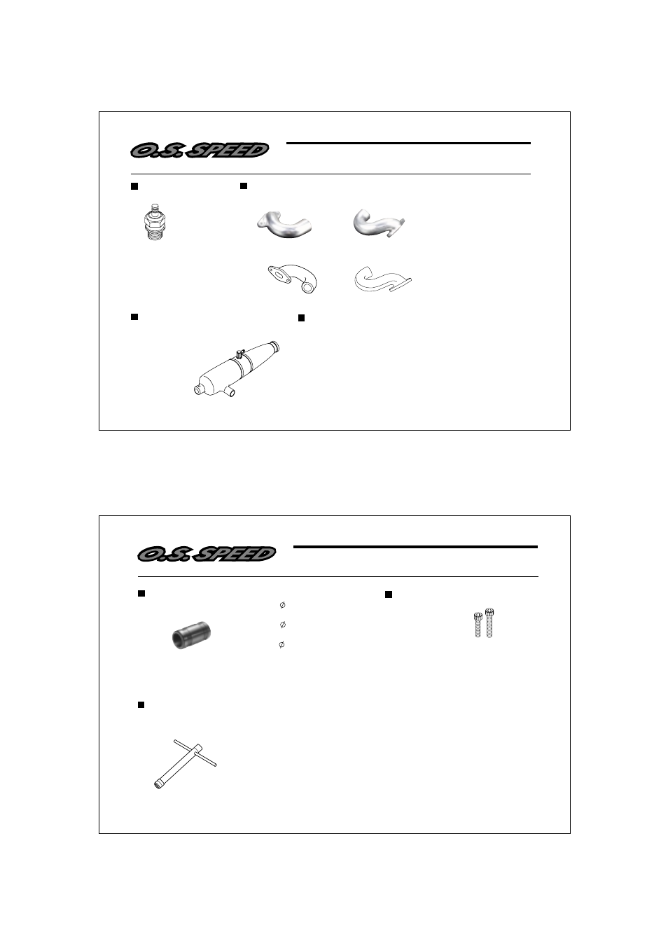 Racing engine parts, O.s. genuine parts & accessories | O.S. Engines 18CV-RX User Manual | Page 15 / 17
