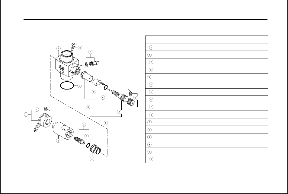 Carburettor exploded view & parts list, Code no. description 24 | O.S. Engines 21RG-MX User Manual | Page 25 / 30