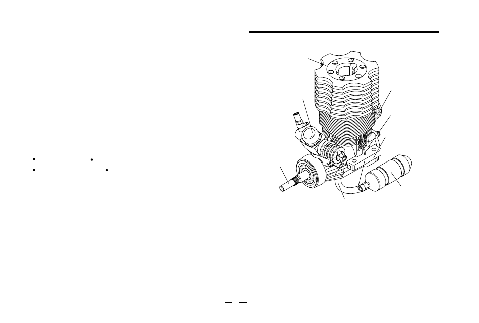 Basic engine parts | O.S. Engines 21RZ-R (P) User Manual | Page 7 / 26