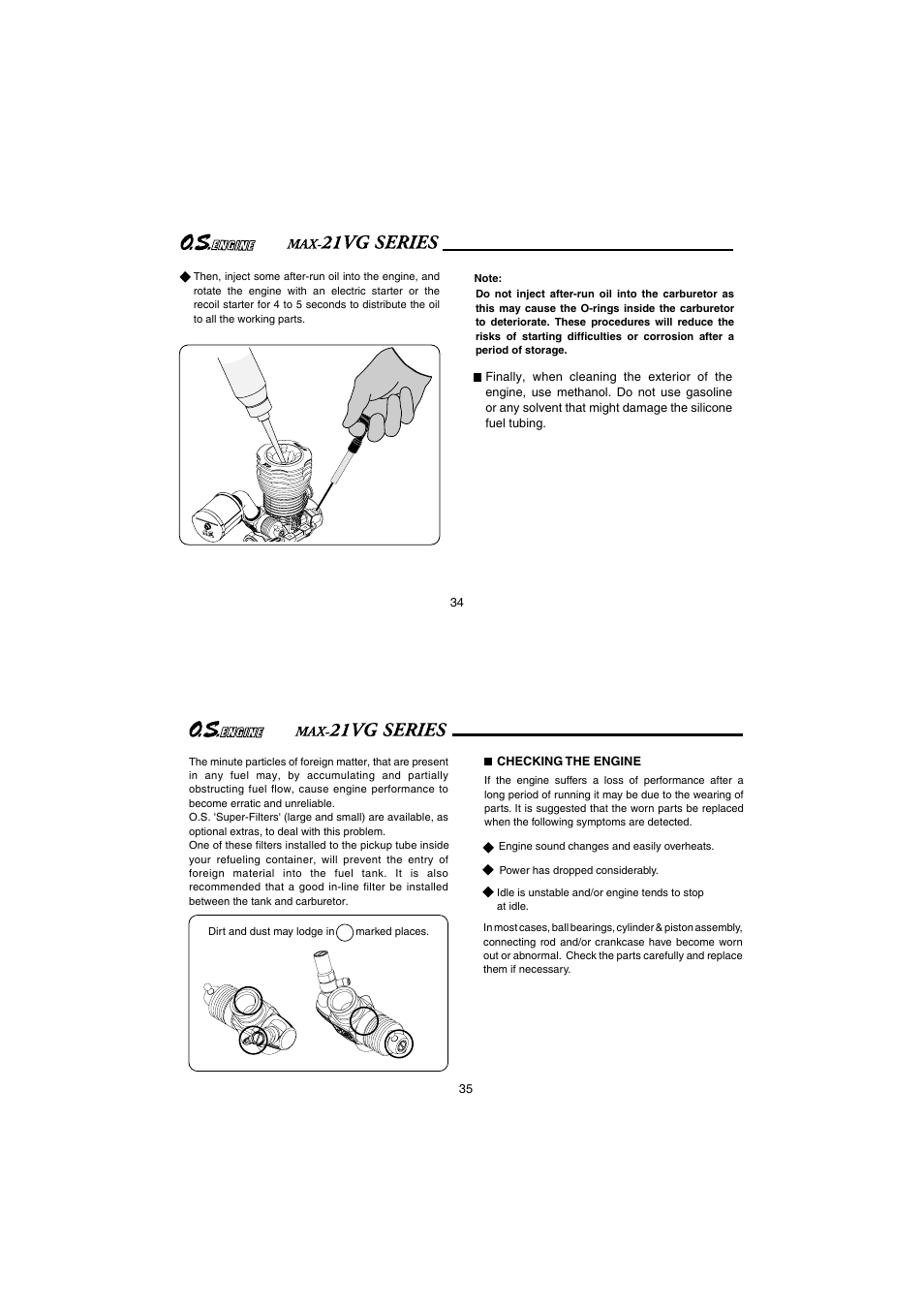 O.S. Engines 21VG-PX User Manual | Page 18 / 25