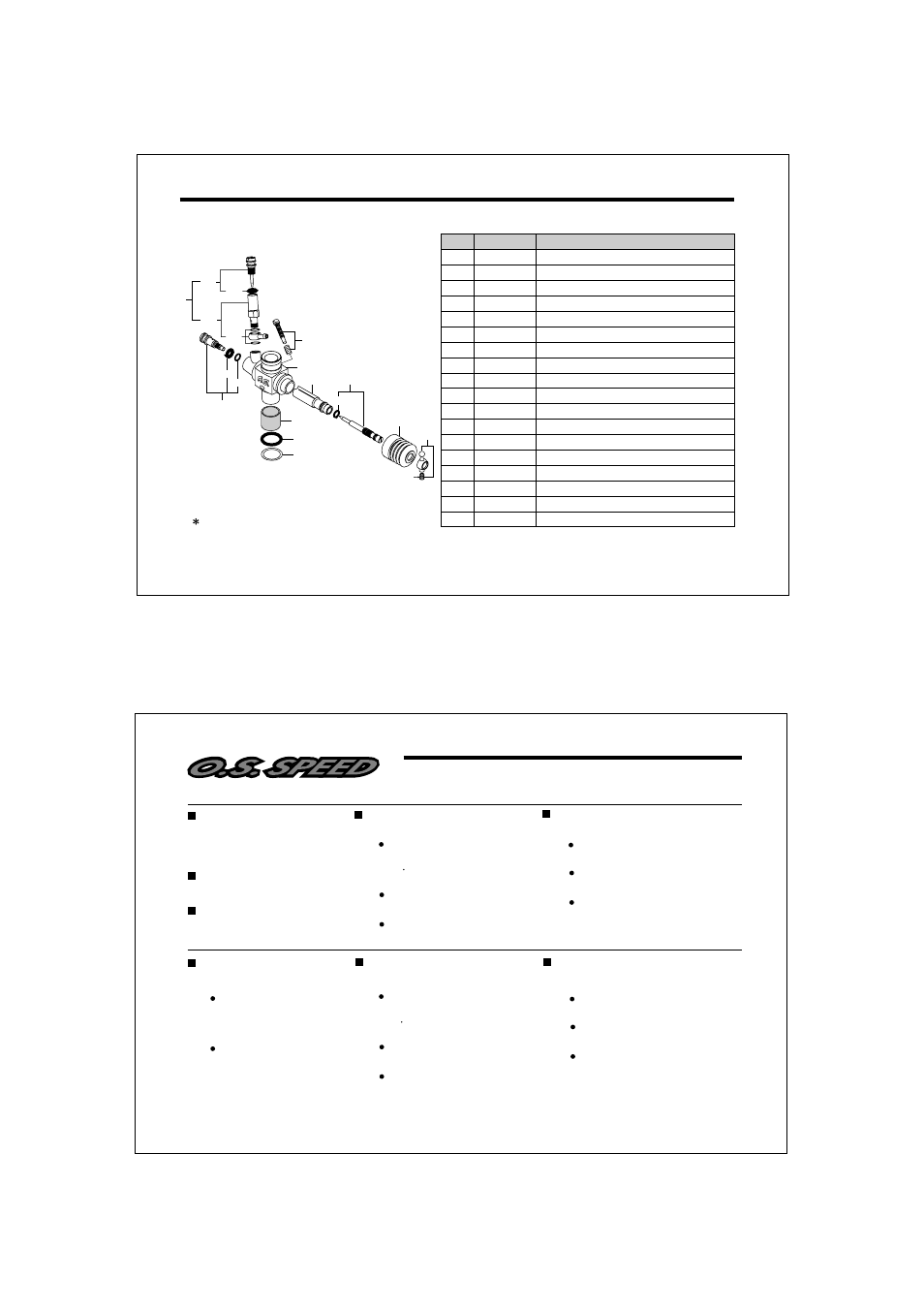 Racing engine parts, Carburetor exploded view & parts list, O.s. genuine parts & accessories | O.S. Engines 21VZ-B User Manual | Page 12 / 14