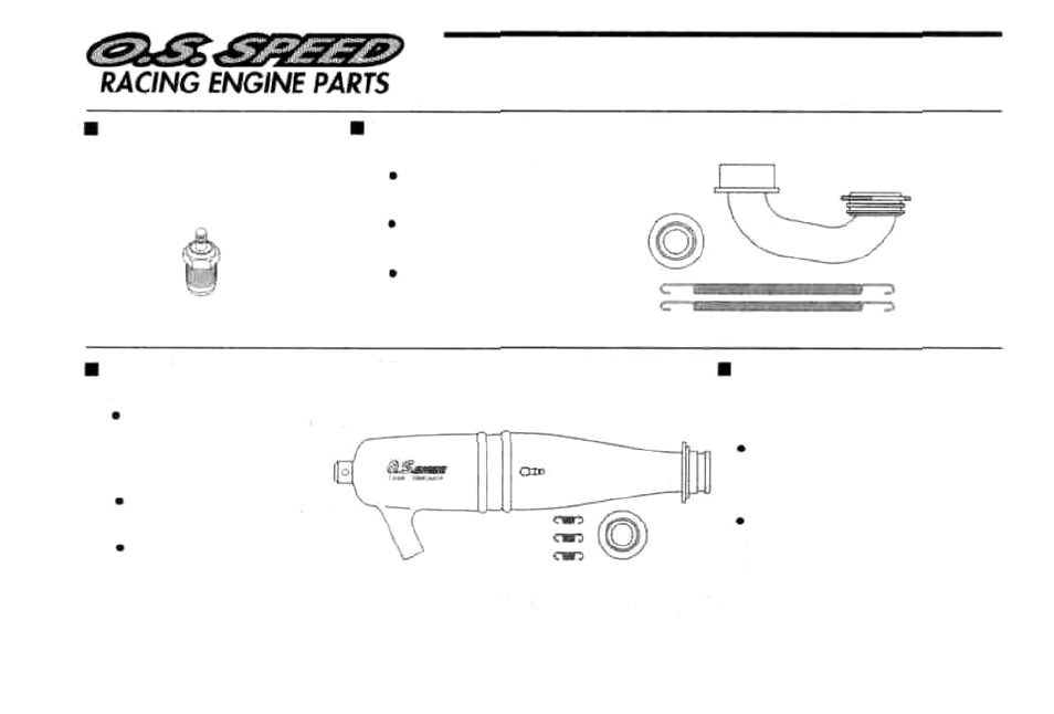 O.s. genuine parts & accessories | O.S. Engines 21VZ-B V-Spec User Manual | Page 35 / 38