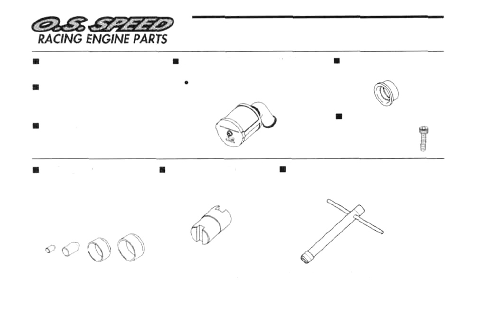 O.s. genuine parts & accessories | O.S. Engines 21VZ-B V-Spec User Manual | Page 36 / 38